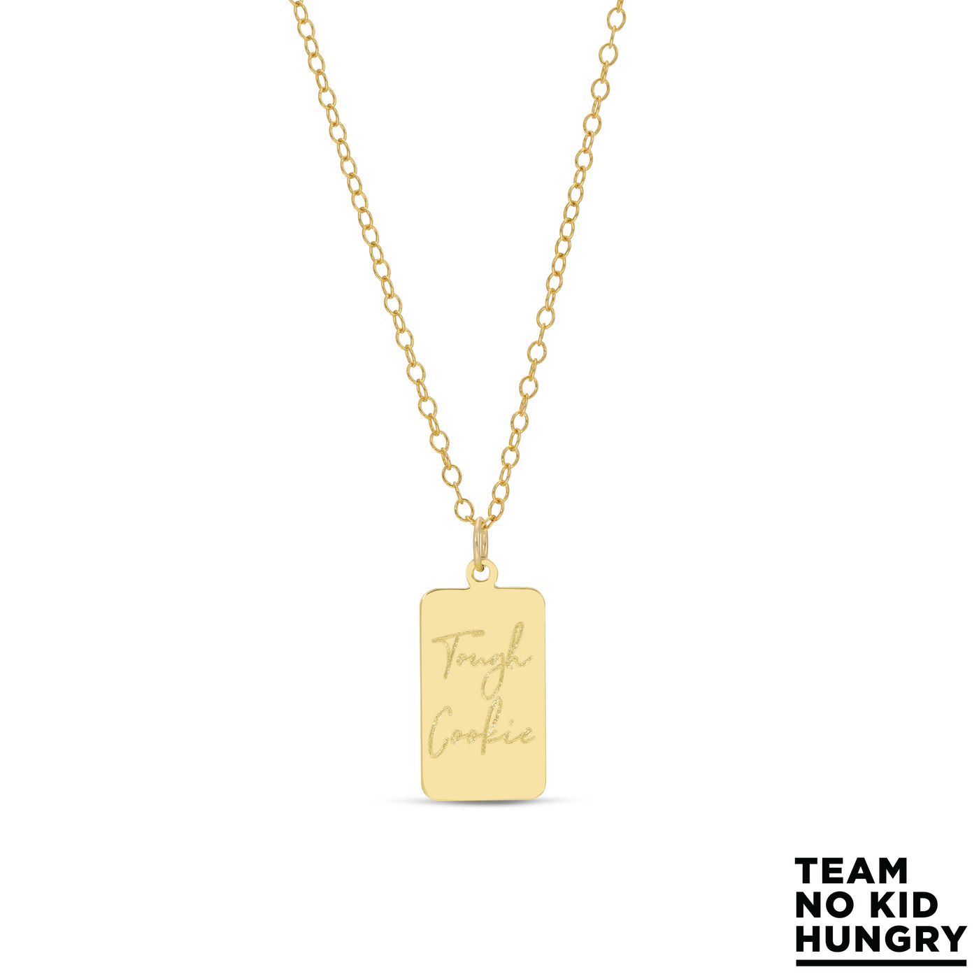 "Tough Cookie" Ale Weston x Milk Jar Cookies Gold Necklace