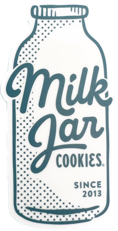 Milk Jar Logo Sticker
